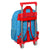 School Rucksack with Wheels SuperThings Rescue force 27 x 33 x 10 cm Blue