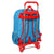 School Rucksack with Wheels SuperThings Rescue force 32 x 42 x 14 cm Blue