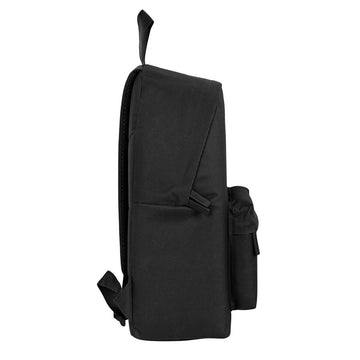 School Bag Safta   33 x 42 x 15 cm Black