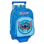 Trolley per la Scuola Stitch Azzurro 26 x 34 x 11 cm