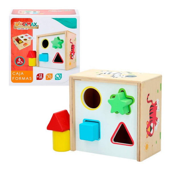 Wooden Game Geometric shapes (6 pcs)