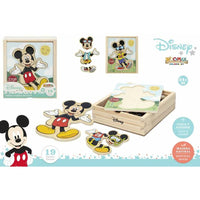 Puzzle Mickey Wood (19 pcs)