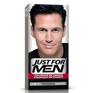 "Just For Men Shampoo-in Haircolor Real Black 66ml"