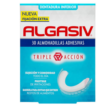 "Algasiv Denture Fixative Seals Down 30 Units "