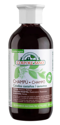 "Corpore Champu Henna Cab Castaños 300ml Bio"