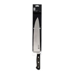 Couteau Chef Quid Professional Inox Chef Black Noir Métal 25 cm (Pack 6x)