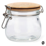 Jar Quid Baobab Transparent Bamboo Crystal