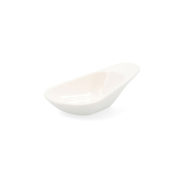 Plateau apéritif Quid Select Céramique Blanc 10,5 cm (6 Unités) (Pack 6x)