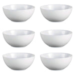 Set of bowls Luminarc Diwali White Glass (18 cm) (6 pcs)