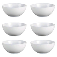 Set of bowls Luminarc Diwali White Glass (18 cm) (6 pcs)