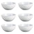 Set of bowls Luminarc Diwali White Glass (18 cm) (6 pcs)