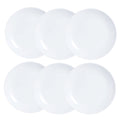 Plate set Luminarc Diwali 6 pcs White Glass 19 cm