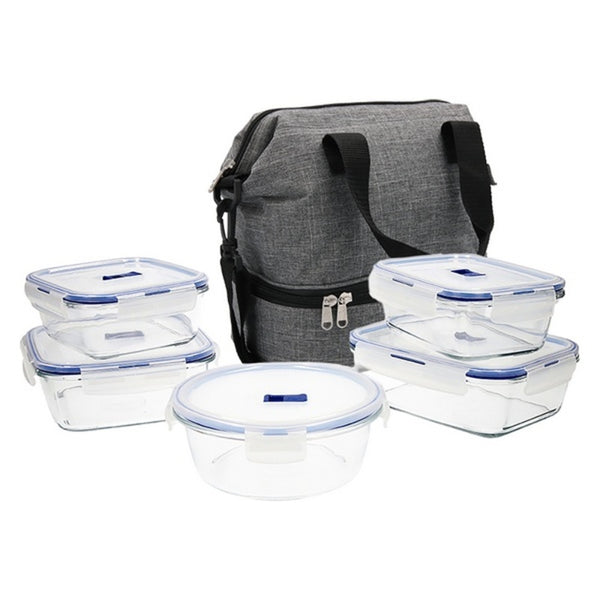 Set of lunch boxes Luminarc Pure Box (6 pcs) Blue (6)