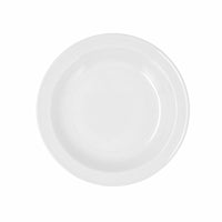 Deep Plate Bidasoa Glacial Ceramic White (23 cm) (Pack 6x)