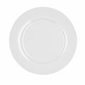 Flat plate Bidasoa Glacial Ceramic White (27 cm) (Pack 4x)