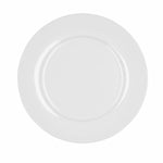 Flat plate Bidasoa Glacial Ceramic White (27 cm) (Pack 4x)