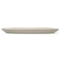 Serving Platter Bidasoa Ikonic White Ceramic (36 x 16 cm) (Pack 2x)