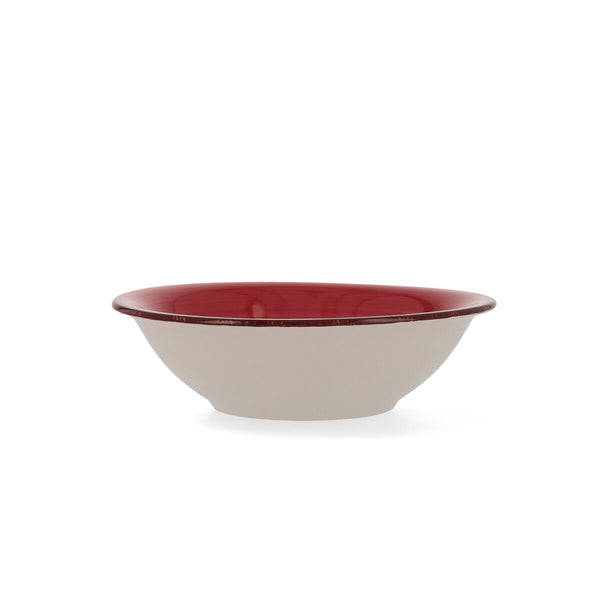 Bol Quid Vita Céramique Rouge (18 cm) (Pack 6x)