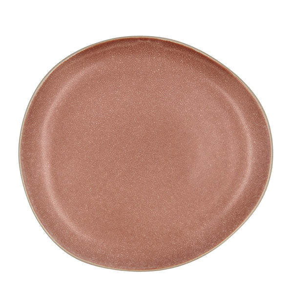 Assiette plate Bidasoa Gio Irrégulier Céramique Marron 26,5 cm (4 Unités)