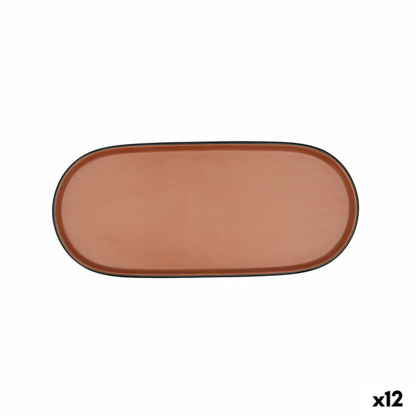 Plateau apéritif Bidasoa Gio Marron Plastique 28 x 12 cm 12 Unités