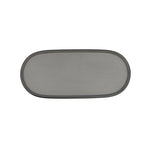 Snack tray Bidasoa Gio Grey Plastic 28 x 12 cm 12 Units