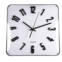 Wall Clock White Crystal (31 x 5,5 x 31 cm)