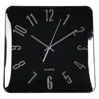 Wall Clock Black Crystal (31 x 5,5 x 31 cm)