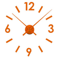 Wall Clock polypropylene Orange (4 x 21,5 x 62 cm)