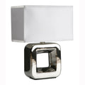 Desk lamp Silver Ceramic