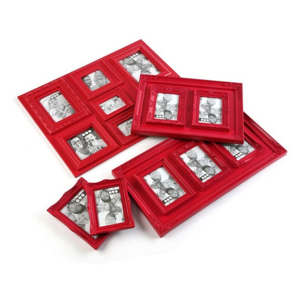 Photo frame Multiple Red (2 x 29 x 57 cm)