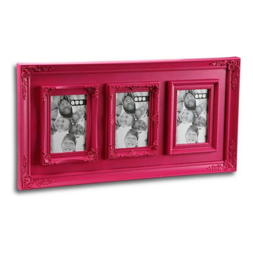 Photo frame Multiple Fuchsia (2 x 29 x 57 cm)