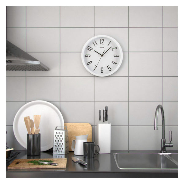 Wall Clock Plastic (4,6 x 30 x 30 cm)