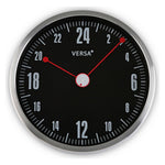 Wall Clock Black Aluminium (4,5 x 30 x 30 cm)