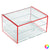 Box with compartments polypropylene (13 x 9,2 x 17,1 cm)