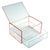 Box with compartments polypropylene (13 x 9,2 x 17,1 cm)