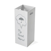 Umbrella stand Sweet Home White Wood (21 x 53 x 21 cm)