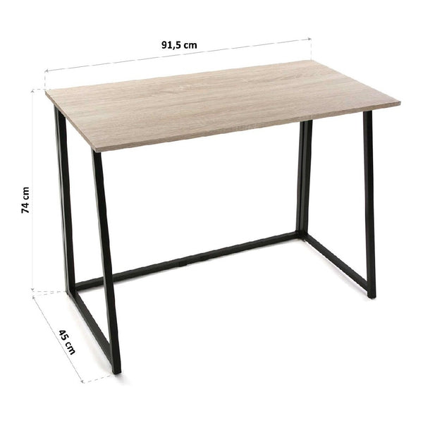 Desk Foldable PVC Metal (45 x 74 x 91,5 cm)