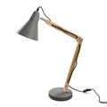 Desk lamp Grey Wood (18 x 69 x 43 cm)