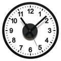 Wall Clock Sticker Black