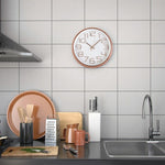 Wall Clock Plastic (4,5 x 30 x 30 cm)