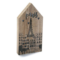 Decorative box Paris Wood (3,5 x 34 x 17 cm)