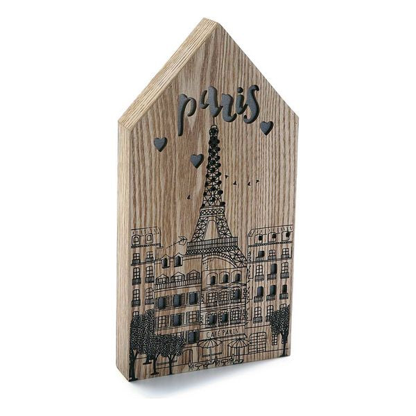 Decorative box Paris Wood (3,5 x 34 x 17 cm)