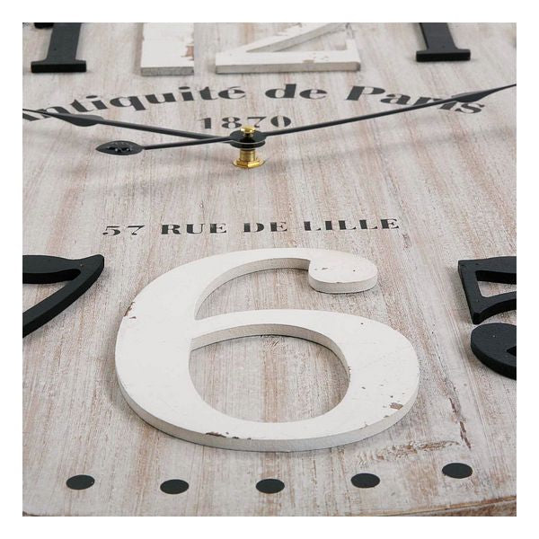 Wall Clock MDF Wood (4,5 x 60 x 60 cm)