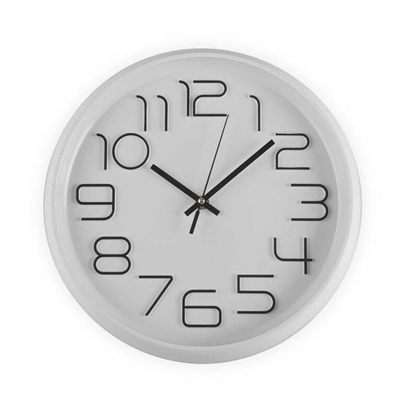 Wall Clock Plastic (4,5 x 30 x 30 cm)