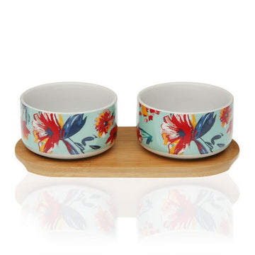 Appetizer Set Paradise Bamboo Porcelain (2 Pieces)