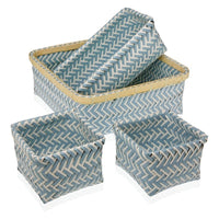 Basket set polypropylene (4 Pieces) (31 x 12 x 31 cm)