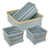 Basket set polypropylene (4 Pieces) (31 x 12 x 31 cm)