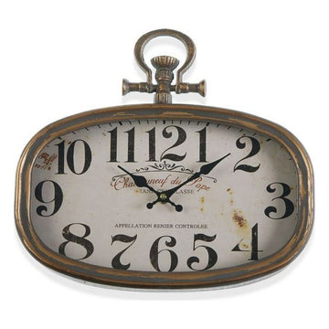 Wall Clock Chateau Metal (35 x 6 x 32,5 cm)