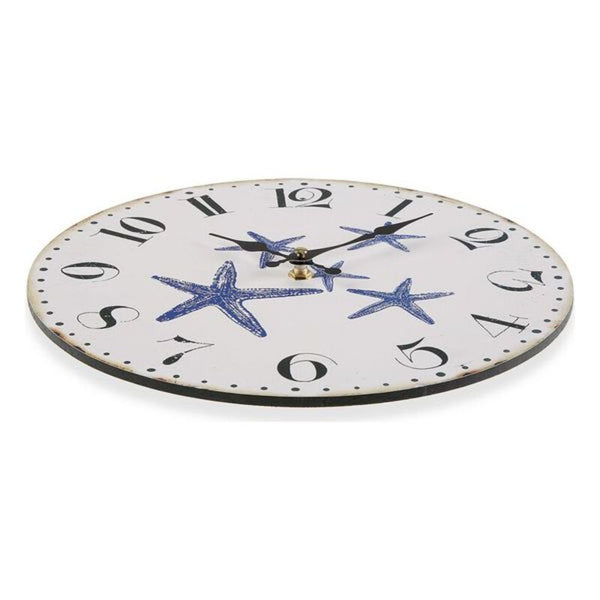 Wall Clock Blue Sea Metal (4 x 29 x 29 cm)