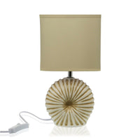 Desk lamp Beige Ceramic (7,5 x 22,5 x 10 cm)